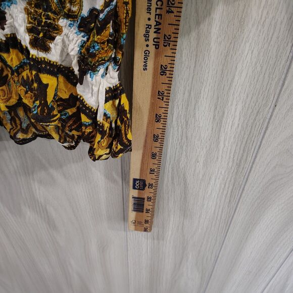 Urban Nomad Long Sleeve Keyhole Back Women's Blouse Sheer S/M - Picture 7 of 8